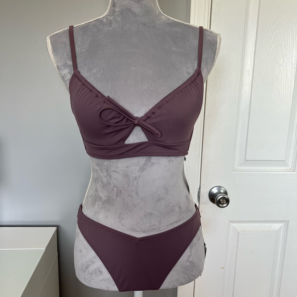 Muted Purple Bikini Top